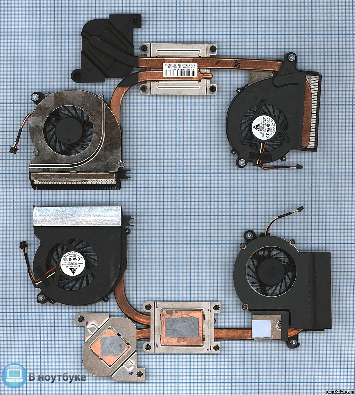 Система охлаждения для ноутбука HP Envy 14 14T Heatsink Fan 4202002