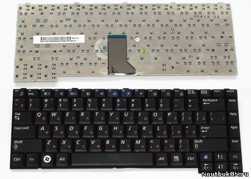 Клавиатура для ноутбука Samsung P461 R403 R405 R408 R410 R453 R455 R458 R460 (чёрная) RU BA59-02247C