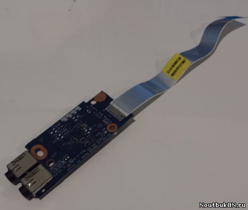 Плата AUDIo разъемов + картридер для ноутбука SAMSUNG P350V5C-S06AU NP350V5C NP355 NP355E5C QCLA4 LS-8864P С ШЛЕЙФОМ