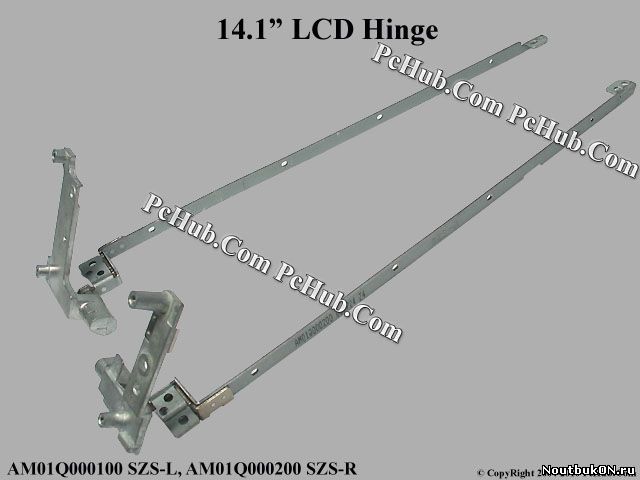 Петли для ноутбука Lenovo New E42 E42A E42G E42L K42 Series LCD Hinge AM01Q000100 AM01Q000200