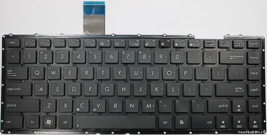 Клавиатура для ноутбука Asus X401 X401A, X401U 13GN4O1AP030-1, AEXJ1U00010, 0KNB0-4100US00, MP-11L93US-920, AEXJ1Q02010 OKNBO-4131RU Черный RU
