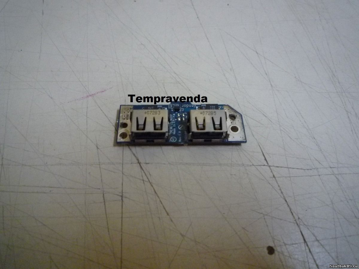 Плата USB разъемов для ноутбука Toshiba Satellite 17" A210 P205D P205 4 x Ports USB Board LS-3831P