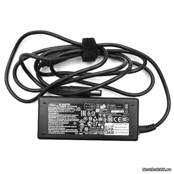 Зарядное устройство DELL 19.5V 3.34A 65W AA65NM121 C DA65NS0-00 разъем 7.4X5.0 мм с контактом по центру оригинал