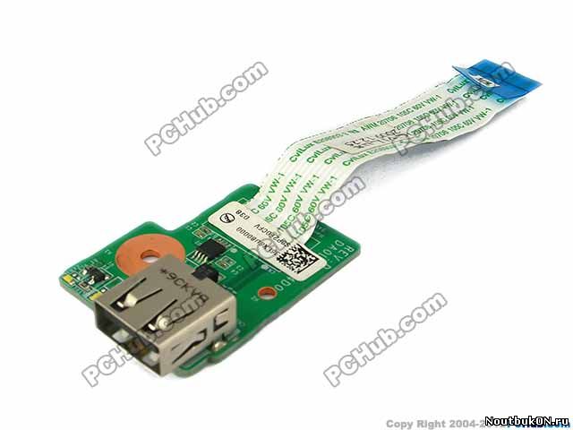 Плата USB разъемов для ноутбука HP Pavilion DV6-3000 Series da0lx6tb4d0 со шлейфом