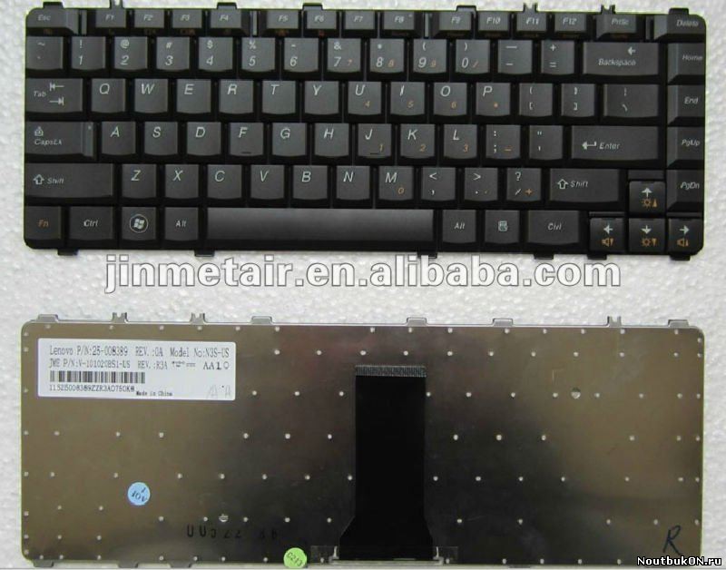 Клавиатура для ноутбука Lenovo IdeaPad B460, Y450, Y460, Y550, Y560 RU p/n: 25-008386 для ноутбуков Lenovo IdeaPad Y450/ Y450A /Y450G /Y460 /Y550 /Y550A Series, Русская, Чёрная