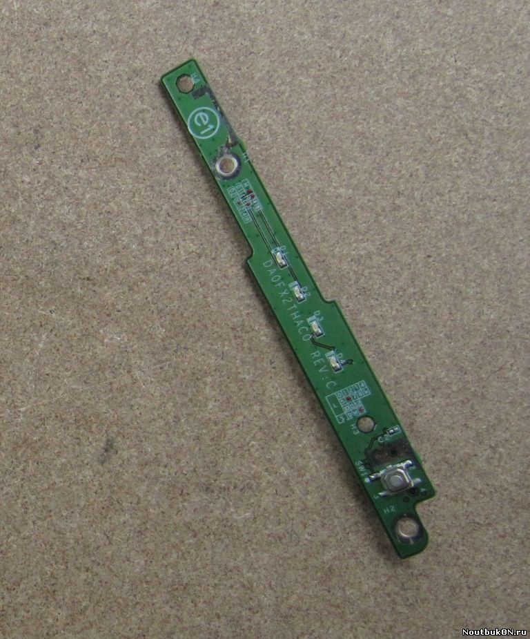 Плата кнопка включения для ноутбука Dell Inspiron 1501 vostro 1000 DA0FX2THAC0