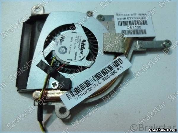 Система охлаждения для ноутбука HP mini 110 hp mini 210 622330-001 G40A05NS1ZZ 1A01HW200-17J-G