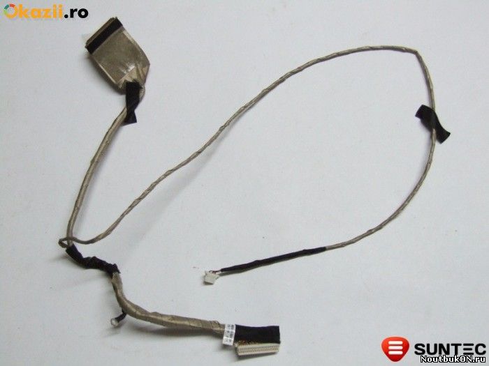 Шлейф для ноутбука HP ProBook 4510s 6017b0197901 536793-001 КОРОТКИЙ с нестандатным расположением коннектора на матрице СПРАВА снизу