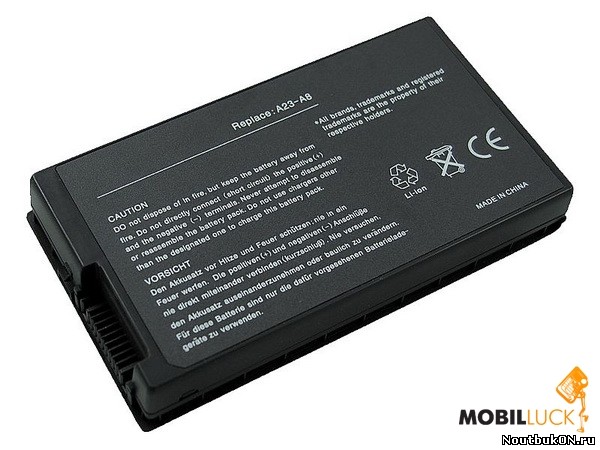 Аккумулятор для ноутбука Asus A8A series a32-a8 СТЕПЕНЬ ИЗНОШЕННОСТИ ДЕРЖИТ не долго
