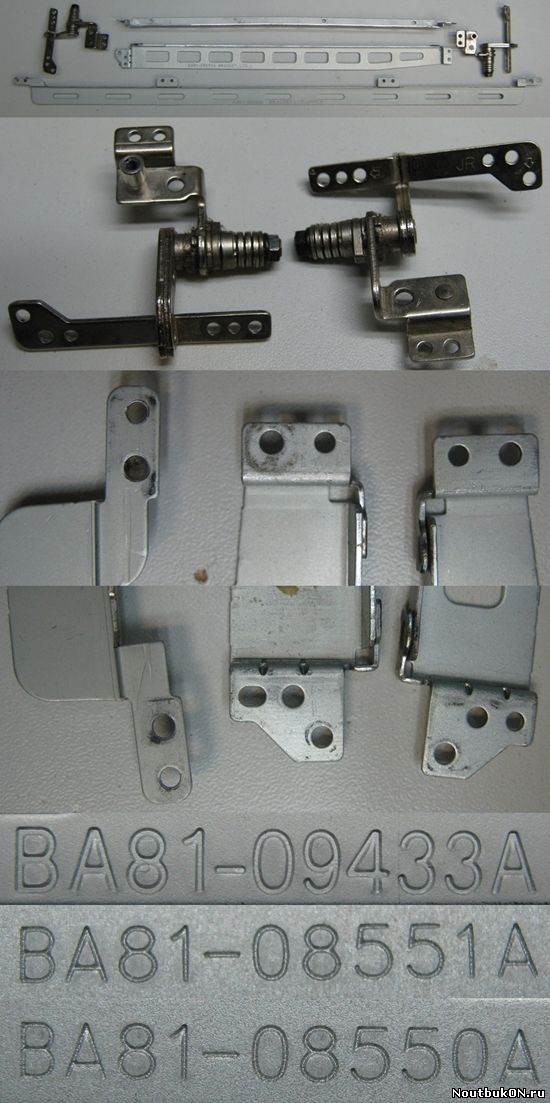 Петли для ноутбука Samsung R730, R780 r719 r720 BA81-08550A, BA81-08551A BA81-06794A BA81-06795A