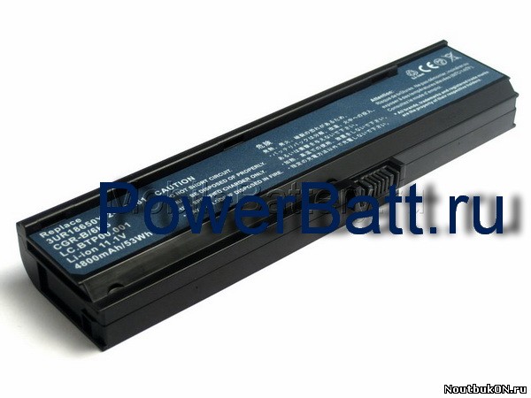 Аккумулятор для ноутбука Acer BATEFL50L6C40 (LC.BTP01.006) ASPIRE 5500, travelmate TM2400 /3210 /3220 SERIES СТЕПЕНЬ ИЗНОШЕННОСТИ 56% 59% ДЕРЖИТ 0,5 ЧАС