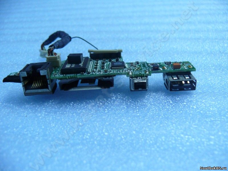 Плата USB разъем + разъем LAN + картридер для ноутбука Fujitsu-Siemens Amilo M1536G 80G3P5300.B0 Amilo M1437G / M1439G / A1667G / Pi1556 AMILO Xi 1546