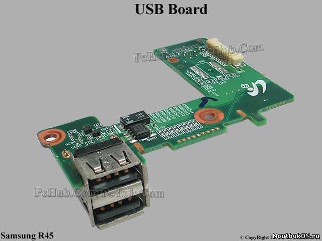 Плата USB разъемов для ноутбука Samsung R45