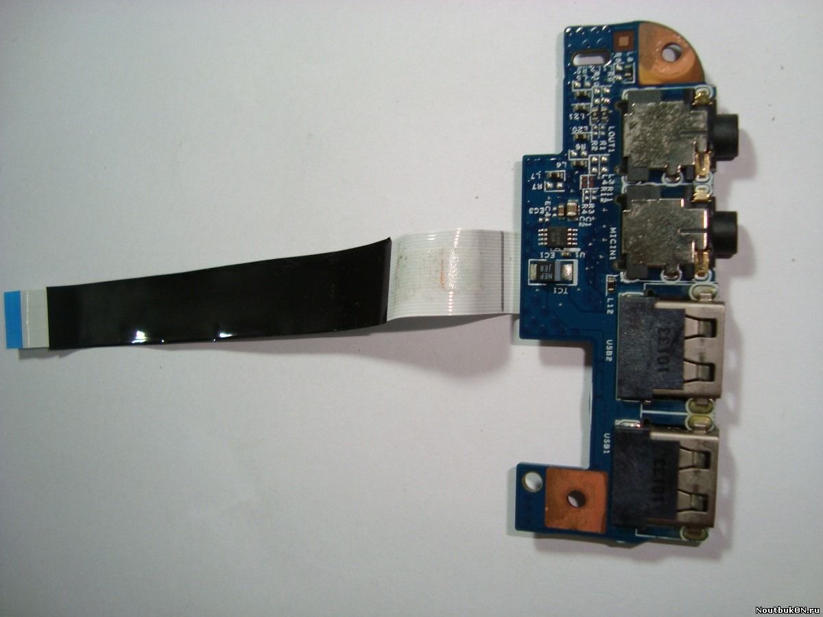 Плата USB и AUDIO разъемов для ноутбука eMachines D440 Acer Aspire 4251 4551 48.4GW02.031 50.4GZ04.001