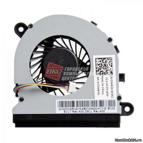 Вентилятор (кулер) для ноутбука Dell Latitude 5520 E5520 E5520m 4-PIN DFS470805WL0T 03WR3D MF60120V1-C140-S99 3WR3D