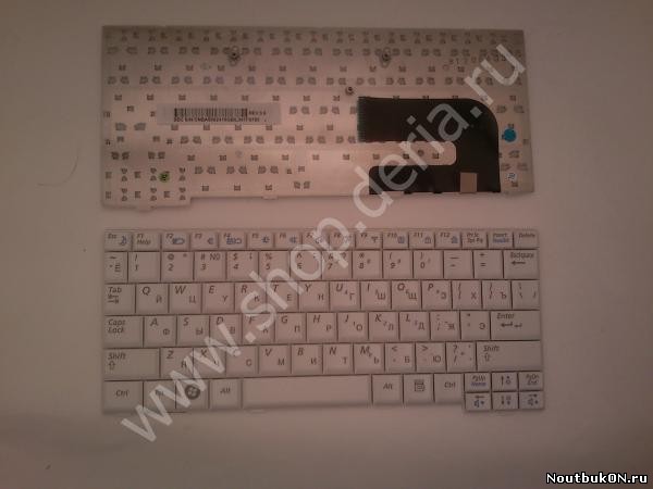 Клавиатура для ноутбука Samsung N110, N128, N130, NC10 Белая ba59-02419