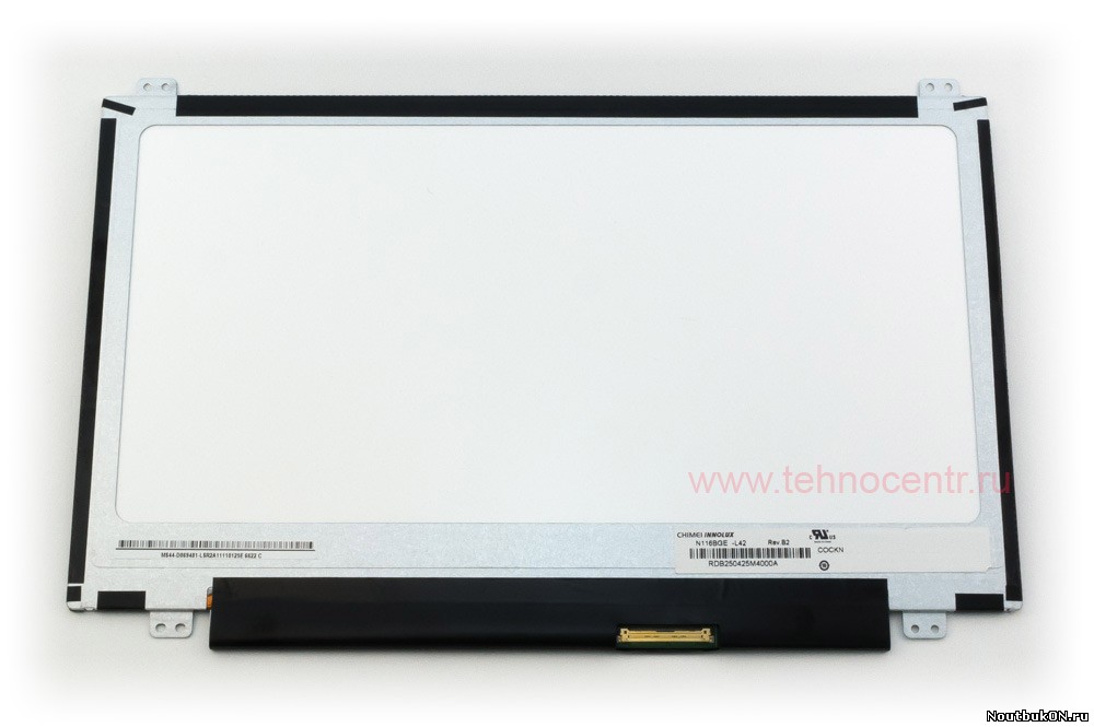 Матрица для ноутбука 11,6 SLIM LED LCD N116BGE -L41, глянец 40pin крепления сверху/снизу аналог B116XW03 V.2 N116BGE-L42 LTN116AT04 B116XW01 V.0 B116XW03 V.0 N116B6-L04 LP116WH2(TL)(N1)