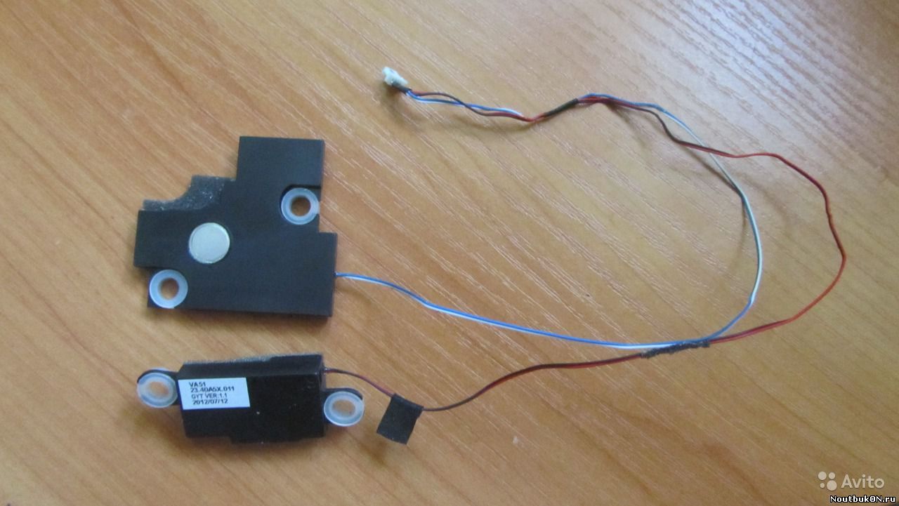 Внутренние динамики для ноутбука Acer Aspire V5-531, V5-531G, V5-551, V5-551G, V5-571, V5-571G (23.40a5x.031)