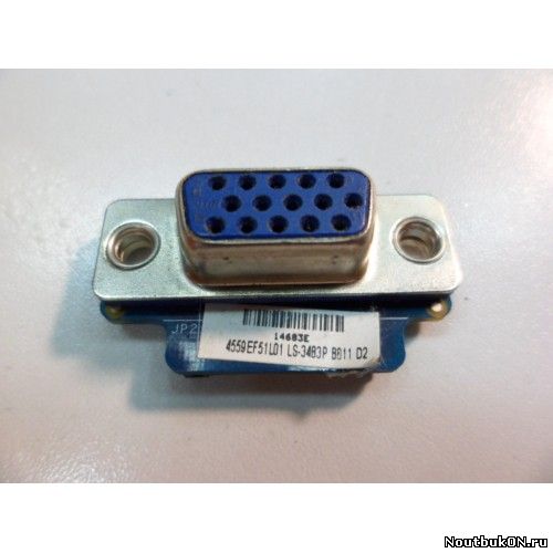 Плата с разъемом VGA для ноутбука Toshiba Satellite A210 LS-3483P