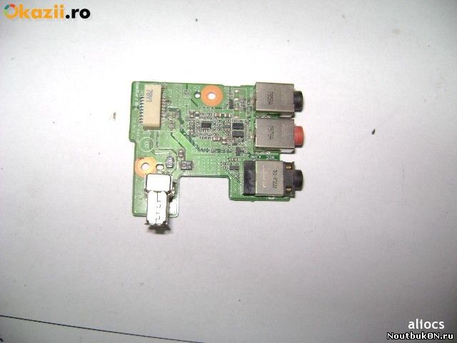 Плата USB и аудио разъемов Sony Vaio VGN-AR PCG-8113P - USB & Audio Board - 1P-1072500-8010 - REV:1.0