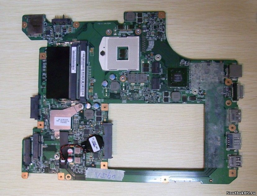 Материнская плата для ноутбука Lenovo b560 V560 INTEL 48.4JW06.011 Нерабочая дохлый мост