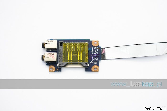 Плата AUDIO разъемов + Cardreader для ноутбука Lenovo G780 LS-7988P QIWG7