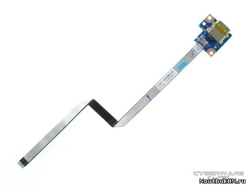 Плата USB разъем для ноутбука Lenovo G770 G780 LS-7987P QIWG7 C ШЛЕЙФОМ PIWG4 NBX0000UI00
