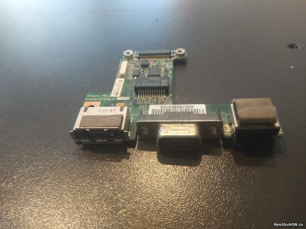 Плата LAN eSATA VGA для ноутбука MSI FX600 15,6" MS-16G1 MS-16G1A MS-16GKA VER:1.0 FX610