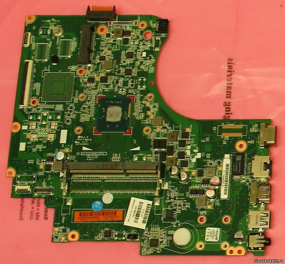 Материнская плата для ноутбука HP 15-D Series (Intel Pentium N3520 2,17GHz) 010194Q00-35K-G 753099-501