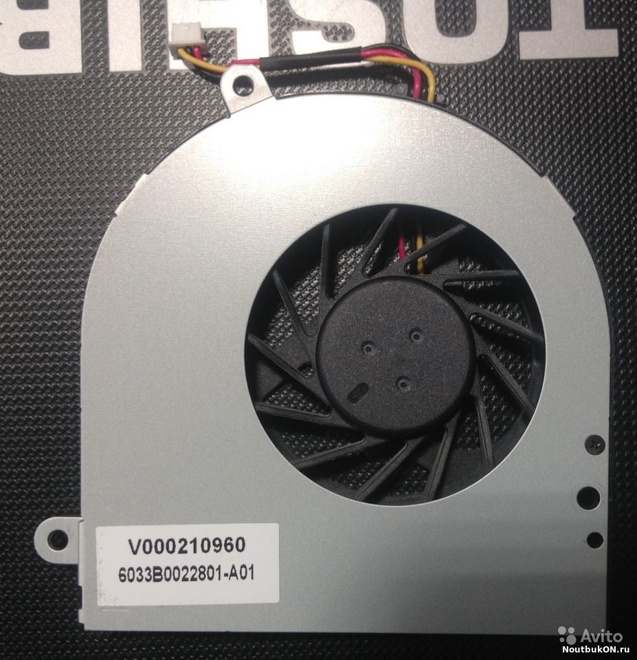 Вентилятор (кулер) для ноутбука Toshiba Satellite C665 C650 C660 L650 L655 3-pin VER-2 FAN AMD