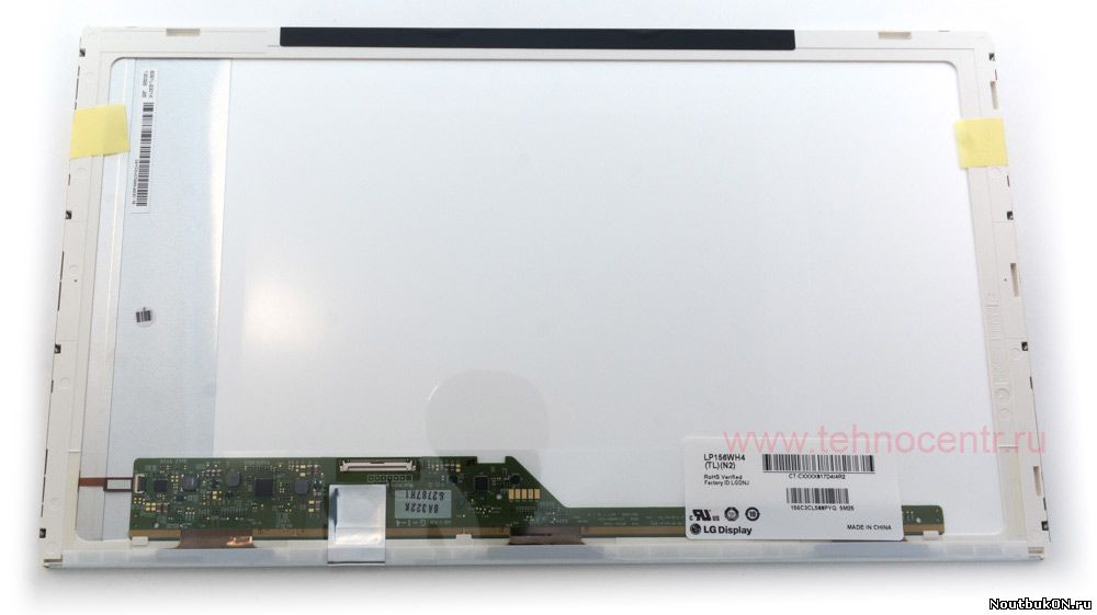 Матрица для ноутбука 15,6 LED 40pin, 1366x768 аналог N156BGE-L21 B156XW02 LP156WH2 B156B6-L04 B156XW02 V.0 B156XW02 V.2 B156XW02 V.3 B156XW02 V.6 BT156GW01 V.1 B Глянцевая