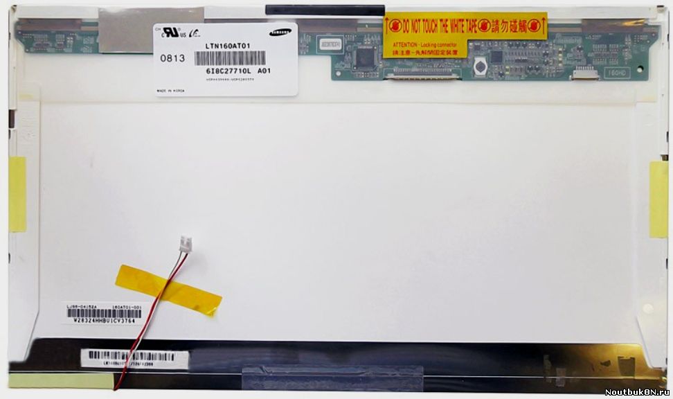 Матрица для ноутбука 16,0" CCFL LTN160AT01 30pin, 1366x768, ЛАМПОВАЯ