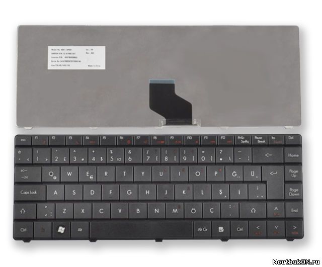 Клавиатура для ноутбука Paсkard Bell Gateway nv4000 NSK-GP01R 9J.NIY82.01R РУССКАЯ