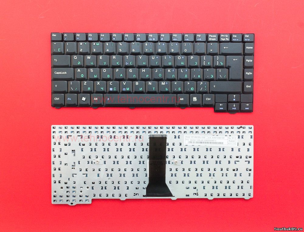 Клавиатура для ноутбука Asus F3K, F3J, F3T, Z53 24 pin ЧЕРНАЯ RU K012462A1, 04GNI11KUS00, 04GNG51KUS03, 04GNI11KRU00, 04GNI11KRU40, 04GNI11KUS40-2, K012462A1, K012462B1, MP-06916SU-5282, K012462B2, 04