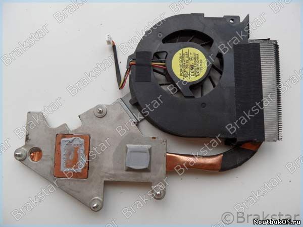 Система охлаждения (только радиатор) для ноутбука Packard Bell	TJ61 MS2274 60.4BX06.002 packard bell ms2273 ms2285 ms2274 GATEWAY NV52 NV54