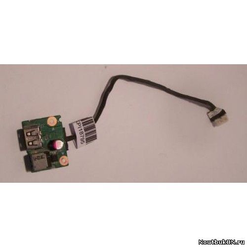 Плата разъема питания (USB) для Lenovo IdeaPad G580 / G480 серии (Dc Power Board Pj622) 55.4SG03.001G, 55.4XA03.001G, 55.4SH03.001G, LG4858, 48.4SG17.011, 94V-0 C КАБЕЛЕМ 50.4SH01.041