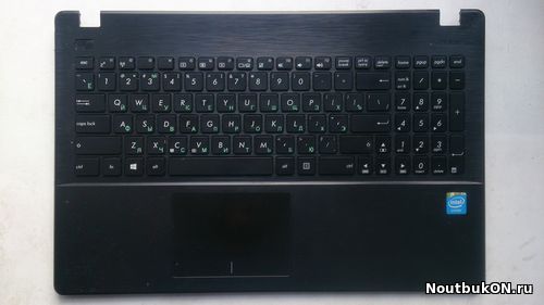 Клавиатура для ноутбука Asus X551, X551M, X551MA SERIES с топ-кейсом черный 13NB0481AP031 13NB0341P03416 13NB0341P03413 кнопки немного протертые
