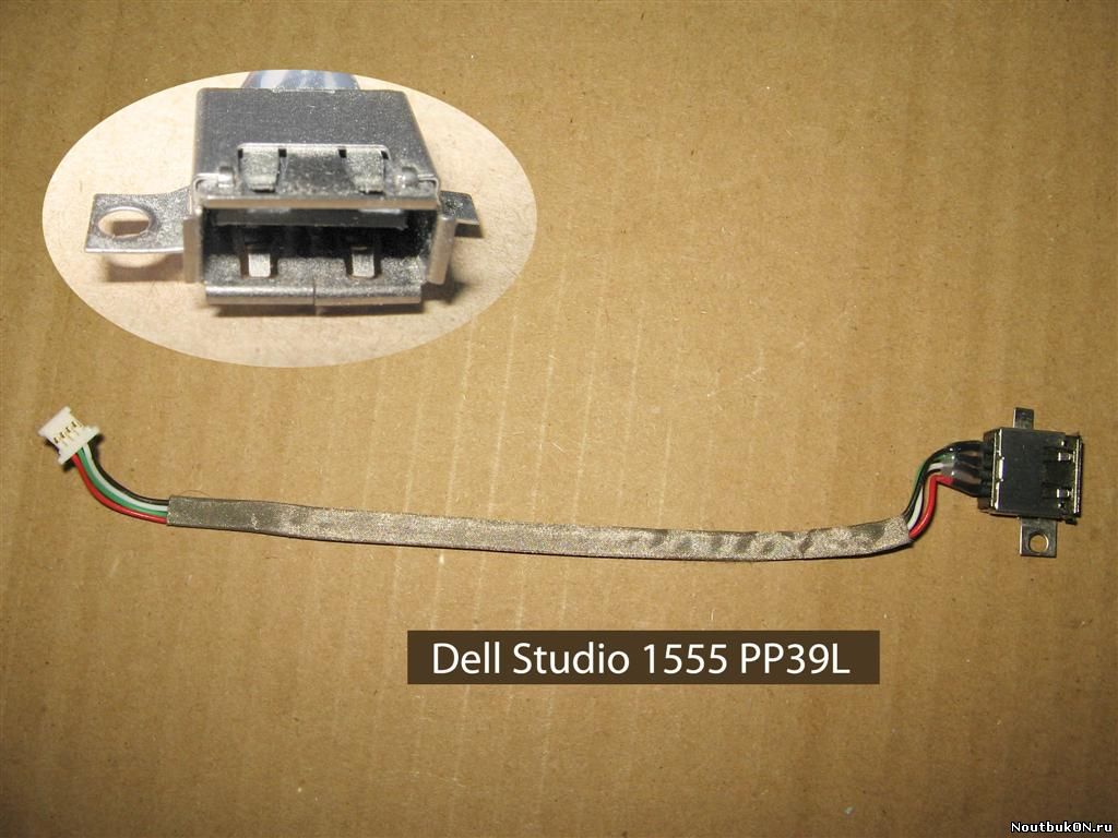 Разъем USB для ноутбука Dell Studio 1555, 1557, 1558, 1535, 1537 PP39L
