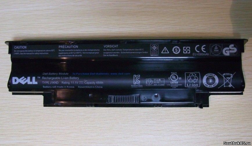 Аккумулятор для ноутбука Dell Inspiron Inspiron 13R Inspiron 13R Series Inspiron 14R Inspiron 14R Series Inspiron 15R Inspiron 15R Series Inspiron 17R Inspiron 17R Series INSPIRON M4110 SERIES j1knd