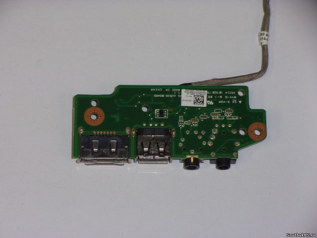 Плата AUDIO USB разъемов для ноутбука ASUS N61 60-NXDAU1000-B02 C КАБЕЛЕМ
