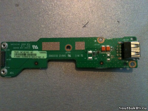 Плата USB разъемов Asus K72DR USB Board 60-n4tus1000-a01