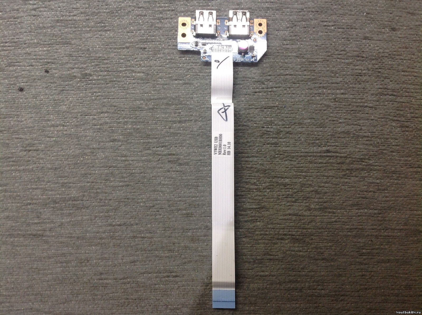 Плата USB разъемов для ноутбука Acer Aspire E5-571 E5-531 extensa 2510 nbx0001bh00 v5we2 E5-511 E5-521 E5-551 E5-571 E5-571G 455MM5B0L LS-B162P Z5WAH