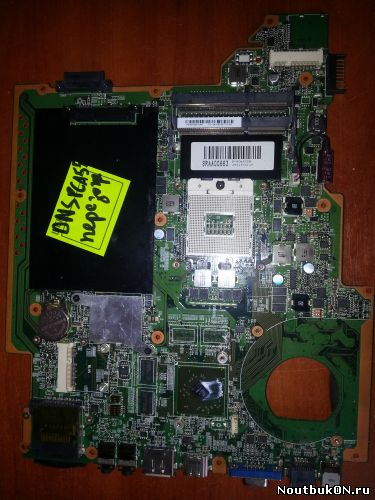 Материнская плата для ноутбука DNS PUMA PCA55 PCA50DMB 50-71622-2C НЕРАБОЧАЯ ВКЛЮЧАЕТСЯ ПЕРЕЗАГРУЖАЕТСЯ без разъема питания