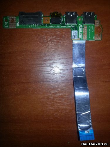 Плата USB AUDIO разъемов + Cardreader для ноутбука Asus X502 x402ca-Io 60nb00i0-io1090 69N0P1B10B02-01 X502C X502CA