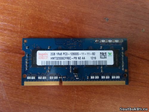 Оперативная память для ноутбуков SO-DIMM DDR3 III 2 Gb PC-12800, 1600 MHz Hynix ORIGINAL HMT325S6CFR8C-PB N0 AA