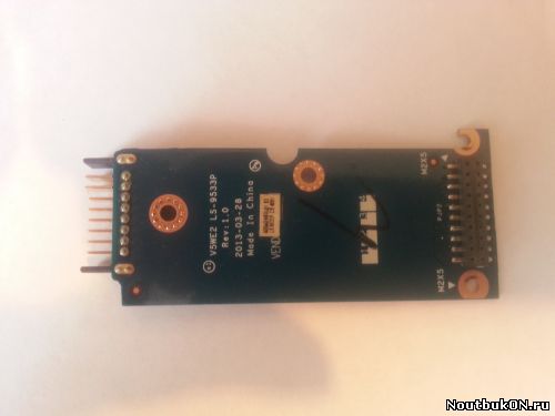 Плата разъем АКБ для ноутбука Acer Aspire E1-510 PACKARDBELL TE69 LS-9533P V5WE2 Acer Aspire E1-572 E1-572P