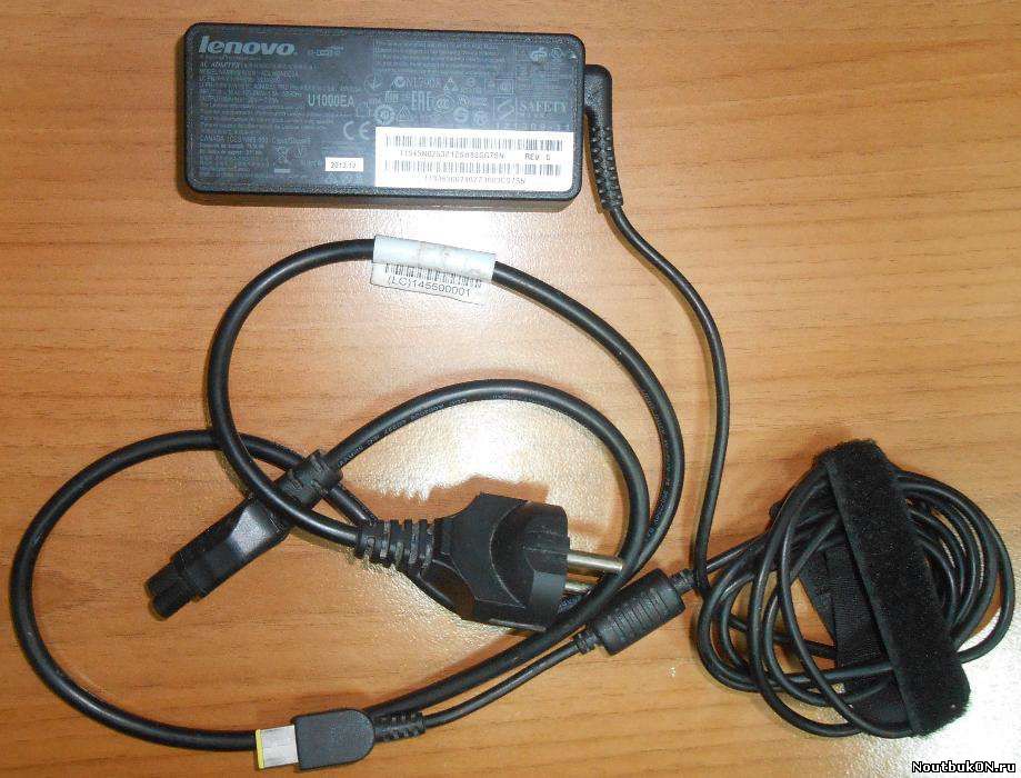 Зарядное устройство Lenovo 20V 2.25A [65W] Yoga 13/Thinkpad X1 прямоугольный разъем ADLX65NDC3A ОРИГИНАЛ