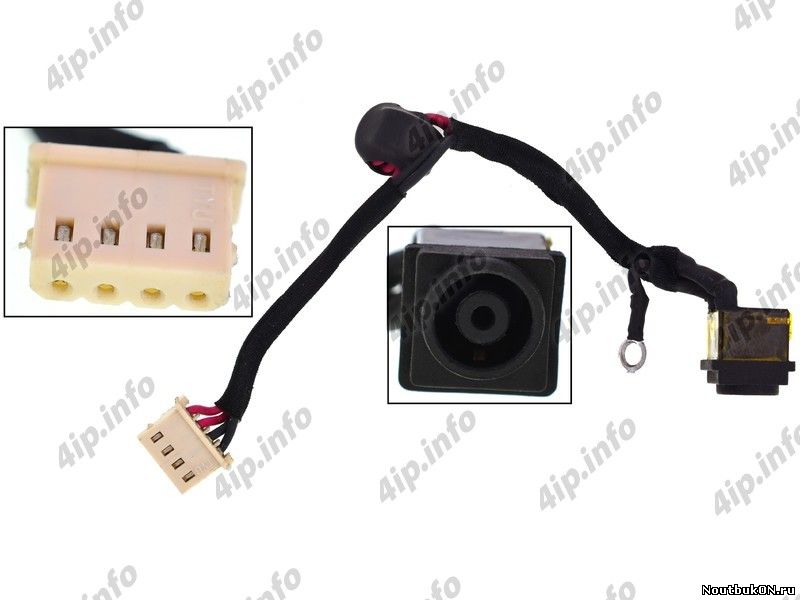 Разъем питания на шлейфе для ноутбука Sony VPC-EE (PCG-61511V PCG-61511L) PCG-61611l PCG-61611V