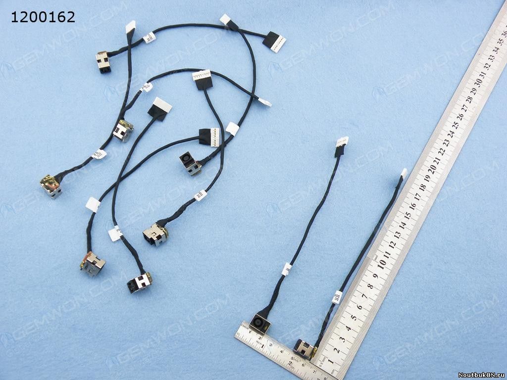 Разъем питания для ноутбука	HP	COMPAQ CQ62 G62 Series (8PIN,With cable) PJ202 для amd
