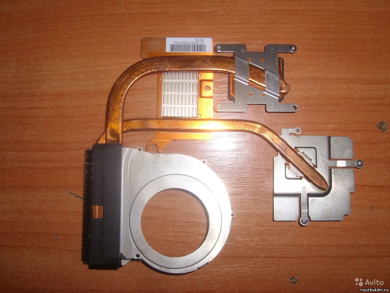 Радиатор для ноутбука Acer Aspire 5553, 5553G, 5625, 5625G, 5820, 5820G, 5820T, 5820TG, 5820TZG SOL34ZR8TATN